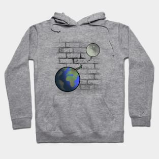 Earth and Moon Hoodie